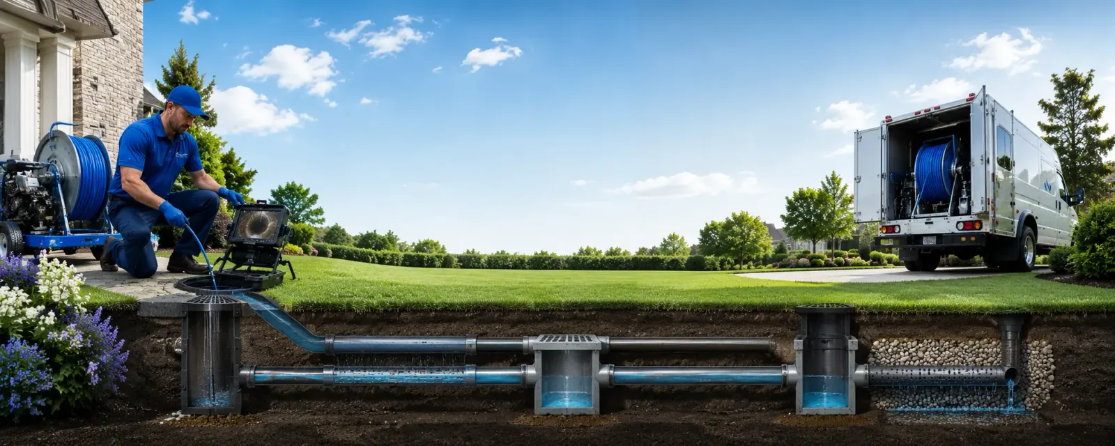 Outdoor drain cleaning information for Lake Huntington, NY